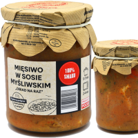 Mielczarek MIĘSIWO MIĘSO W SOSIE MYŚLIWSKIM w SŁOIKU gotowe