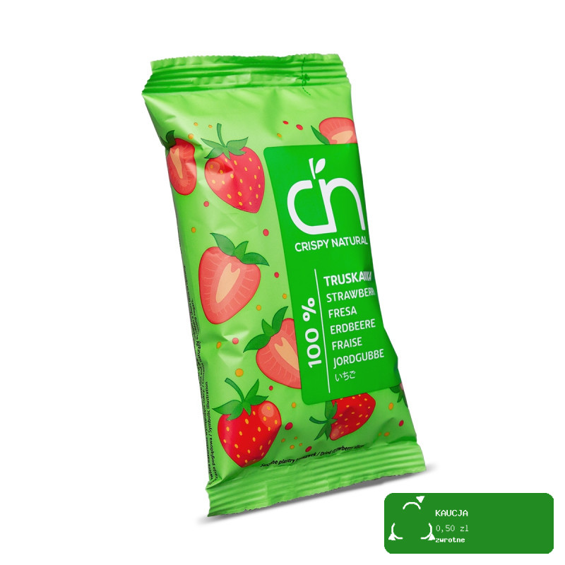 CRISPY NATURAL - Truskawka suszona 100% 10g / nr07