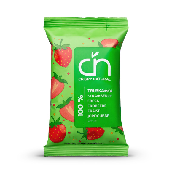 CRISPY NATURAL - Truskawka suszona 100% 10g / nr07