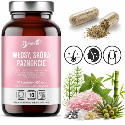 Yango Panaseus WŁOSY SKÓRA PAZNOKCIE 50 kapsułek