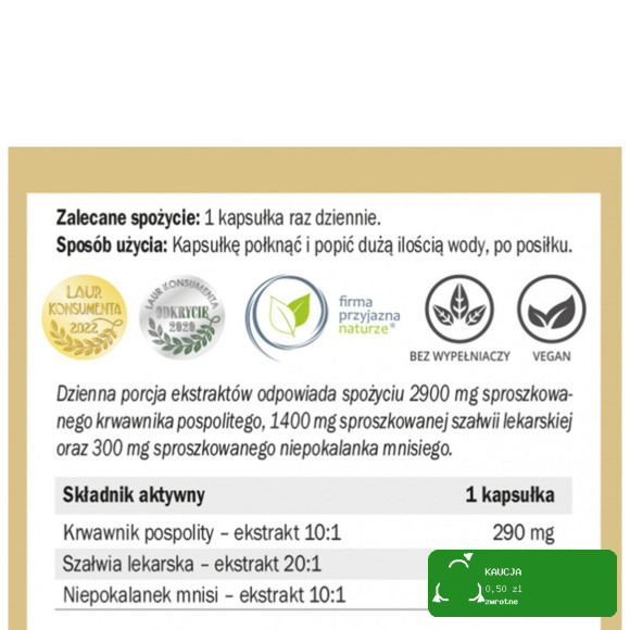 Yango KRWAWNIK PREMIUM  wspracie UKŁAD KRWIONOŚNY ODDECHOWY 90 kapsułek
