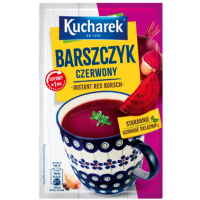 Kucharek ZUPA BARSZCZ CZERWONY jednoporcjowa GOTOWA W 1