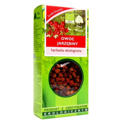 Dary Natury JARZĘBINA OWOC suszone OWOCE JARZĘBINY 50g wsparcie POBUDZAJĄCE
