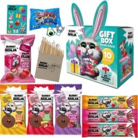 BUNNY NINJA GIFT BOX 11 SŁODKICH PRZEKĄSEK + DODATKI