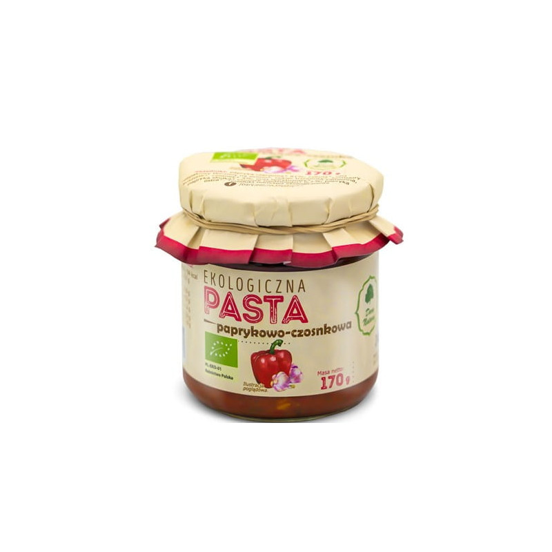 Dary Natury PASTA PAPRYKOWO CZOSNKOWA eko BIO 170g słoik