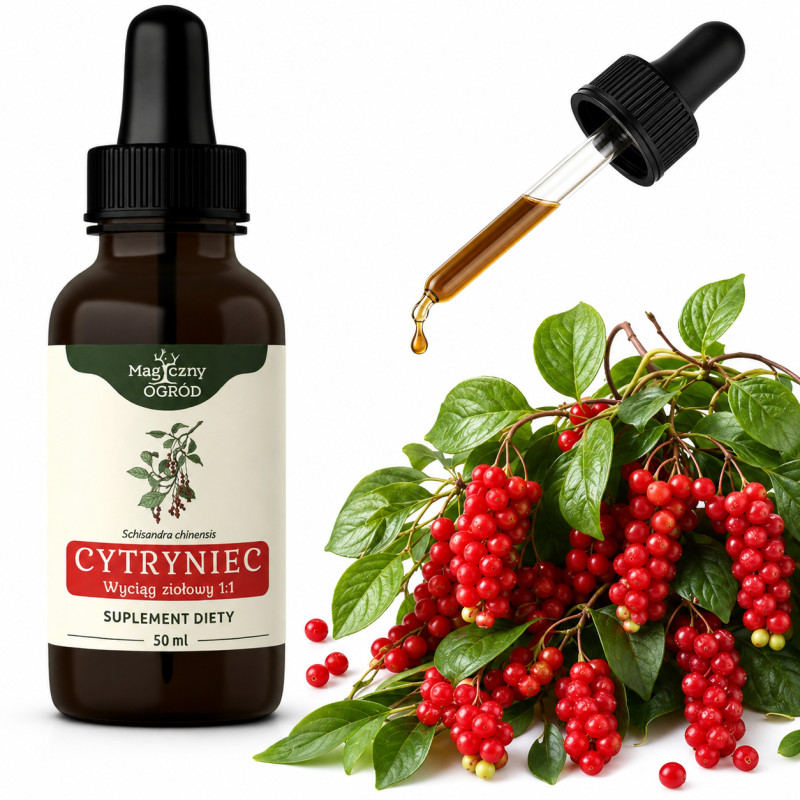 NANGA CYTRYNIEC CHIŃSKI Schisandra ADAPTOGEN 50ml wsparcie: STRES ODPORNOŚĆ