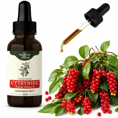 NANGA CYTRYNIEC CHIŃSKI Schisandra ADAPTOGEN 50ml wsparcie: STRES ODPORNOŚĆ