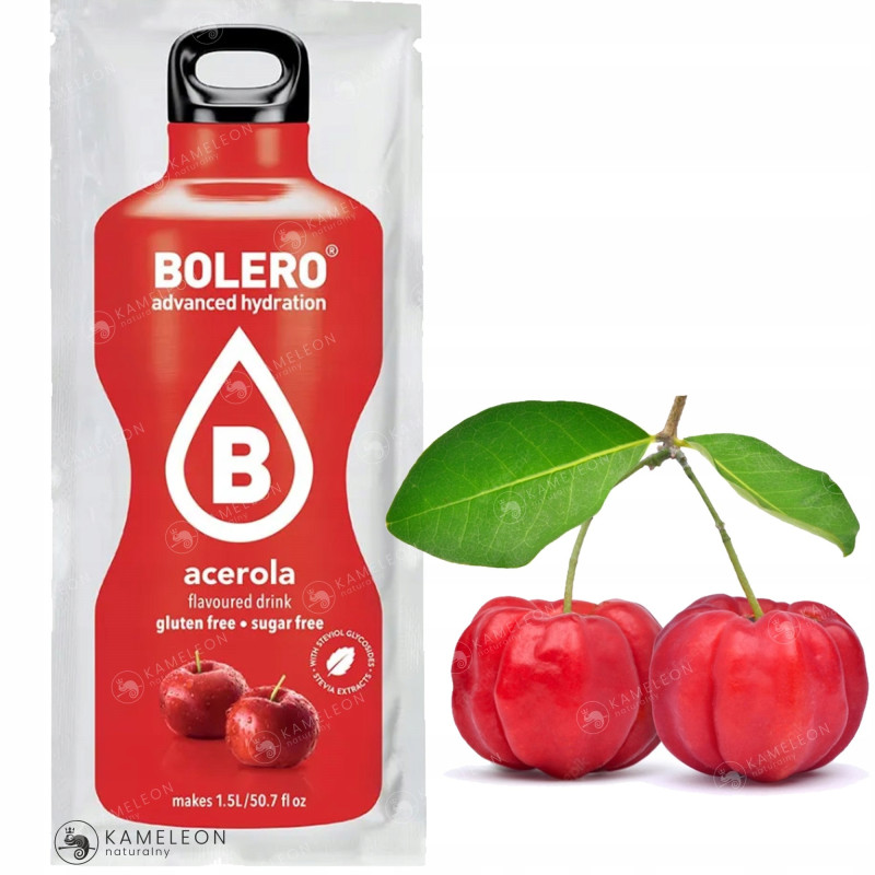 BOLERO DRINK NAPÓJ w proszku ACEROLA ZE STEWIĄ 9g