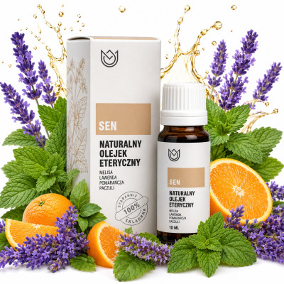 NATURALNY OLEJEK eteryczny NA SEN mix 4 olejków