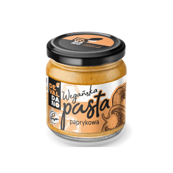 WEGAŃSKA wege PASTA PAPRYKOWA DO PIECZYWA słonecznikowa 170g