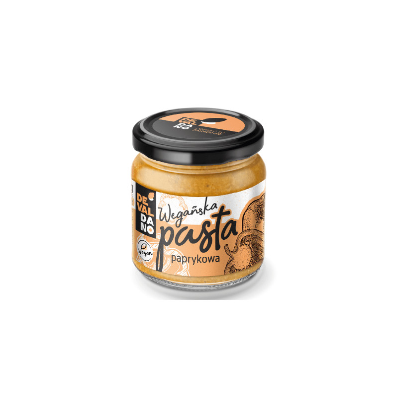 WEGAŃSKA wege PASTA PAPRYKOWA DO PIECZYWA słonecznikowa 170g