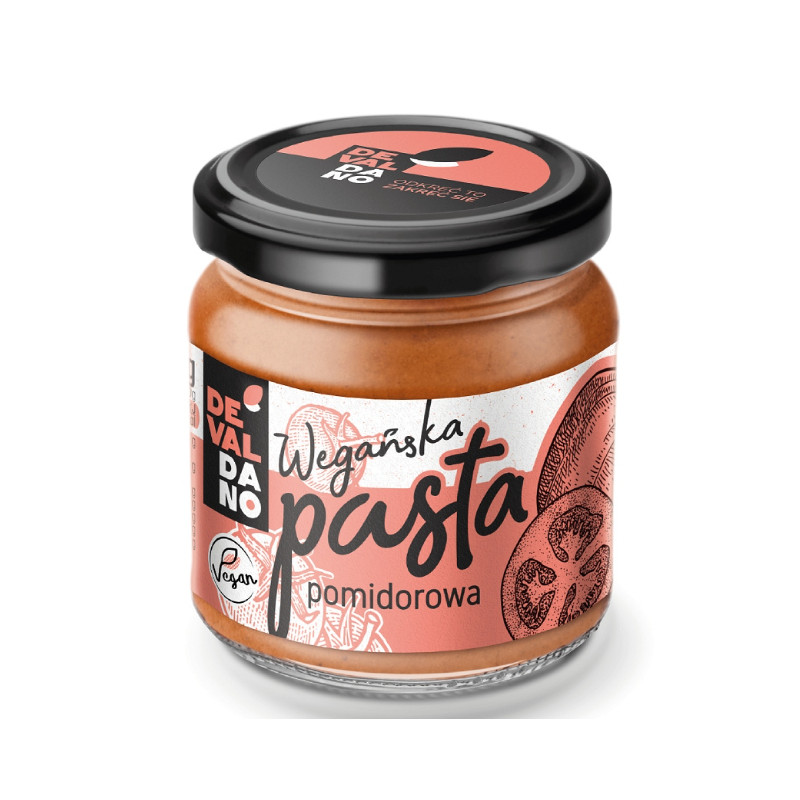 WEGAŃSKA wege PASTA POMIDOROWA DO PIECZYWA słonecznikowa 170g