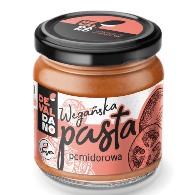 WEGAŃSKA wege PASTA POMIDOROWA DO PIECZYWA słonecznikowa 170g