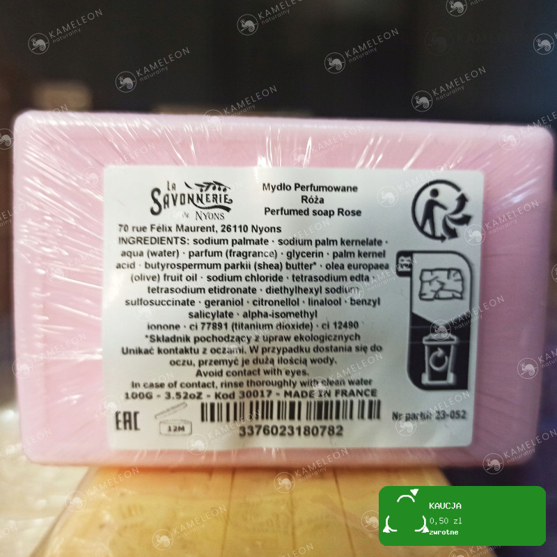 La SAVONNERIE MYDŁO Marsylskie RÓŻA RÓŻANE 100G