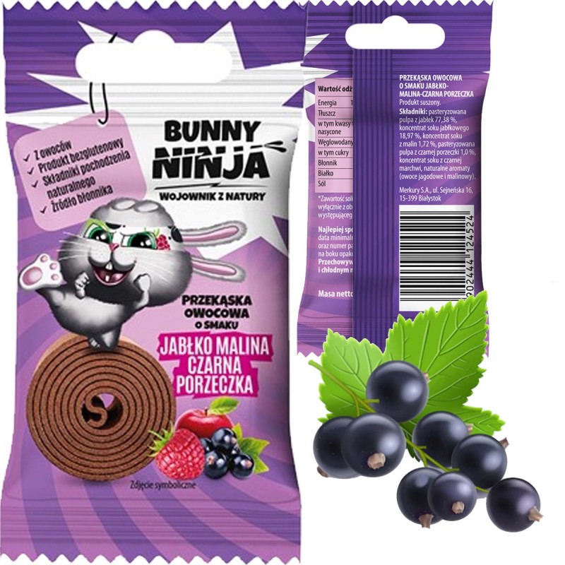 BUNNY NINJA GIFT BOX 11 SŁODKICH PRZEKĄSEK + DODATKI