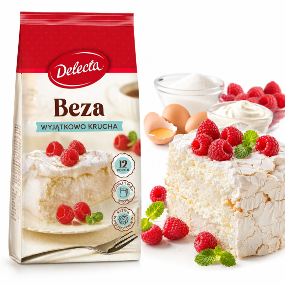 Delecta CIASTO BEZA wyjątkowo KRUCHA na 12 porcji 260g mieszanka