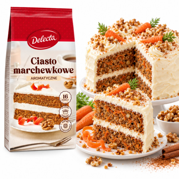 Delecta CIASTO MARCHEWKOWE 410g