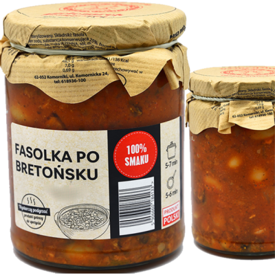 Mielczarek FASOLKA PO BRETOŃSKU W SŁOIKU GOTOWE DANIE