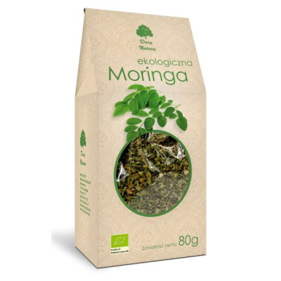 Dary Natury EKOLOGICZNY LIŚĆ MORINGA wsparcie PRAWIDŁOWY POZIOM GLUKOZY 80g