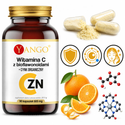 Yango WITAMINA C Z BIOFLAWONOIDAMI 90 kapsułek