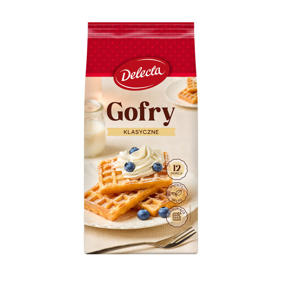 Delecta Takie to proste Gofry jak z budki 340 g