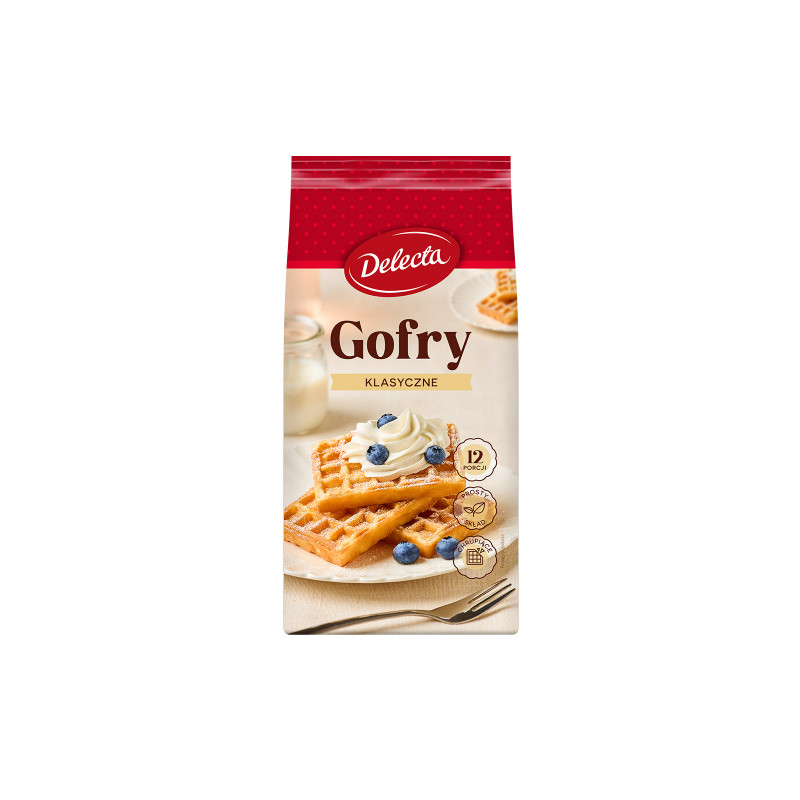 Delecta Takie to proste Gofry jak z budki 340 g