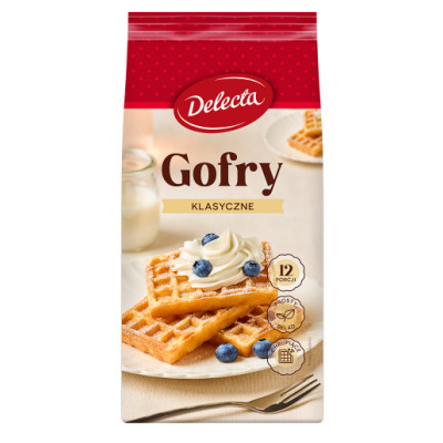 Delecta Takie to proste Gofry jak z budki 340 g
