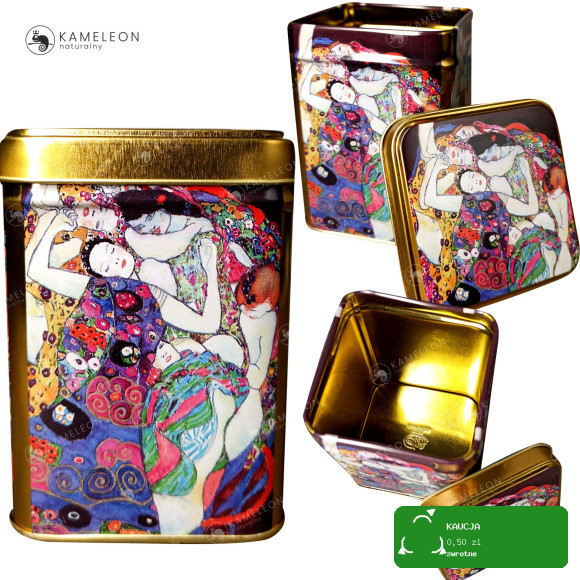 PUSZKA METALOWA nHERBATĘ premium GUSTAW KLIMT 100G