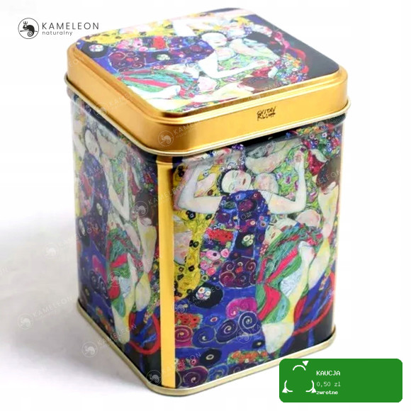 PUSZKA METALOWA nHERBATĘ premium GUSTAW KLIMT 100G