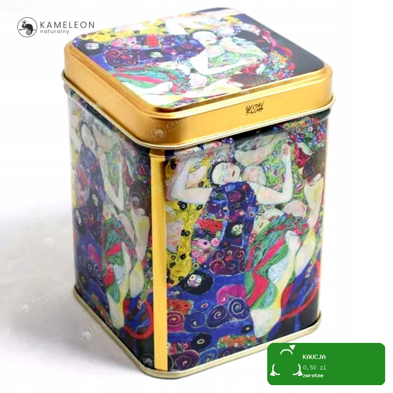 PUSZKA METALOWA nHERBATĘ premium GUSTAW KLIMT 100G