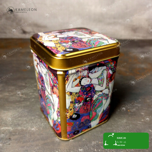 PUSZKA METALOWA nHERBATĘ premium GUSTAW KLIMT 100G