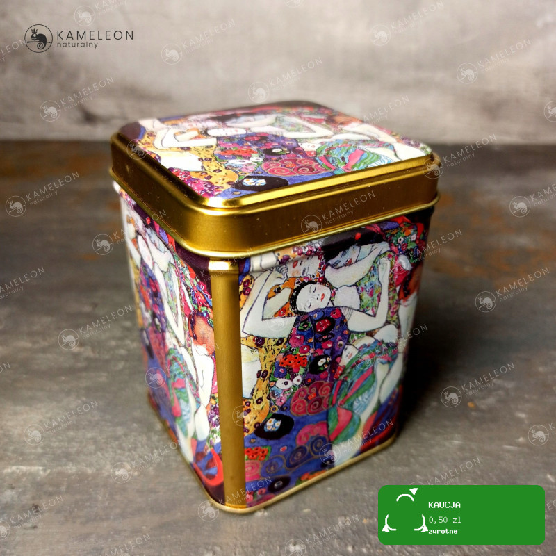 PUSZKA METALOWA nHERBATĘ premium GUSTAW KLIMT 100G