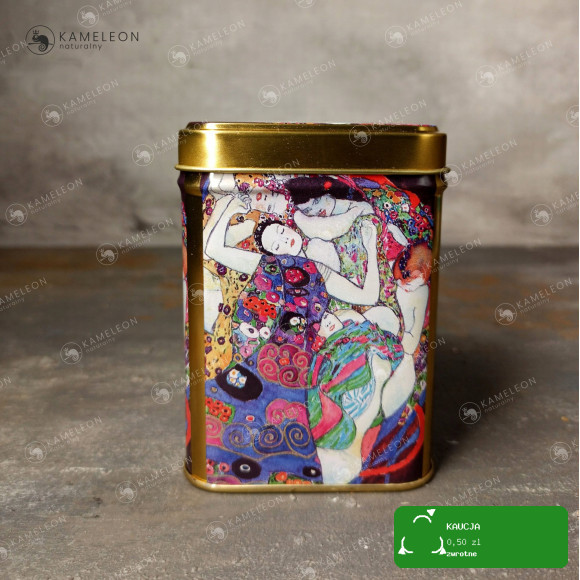 PUSZKA METALOWA nHERBATĘ premium GUSTAW KLIMT 100G
