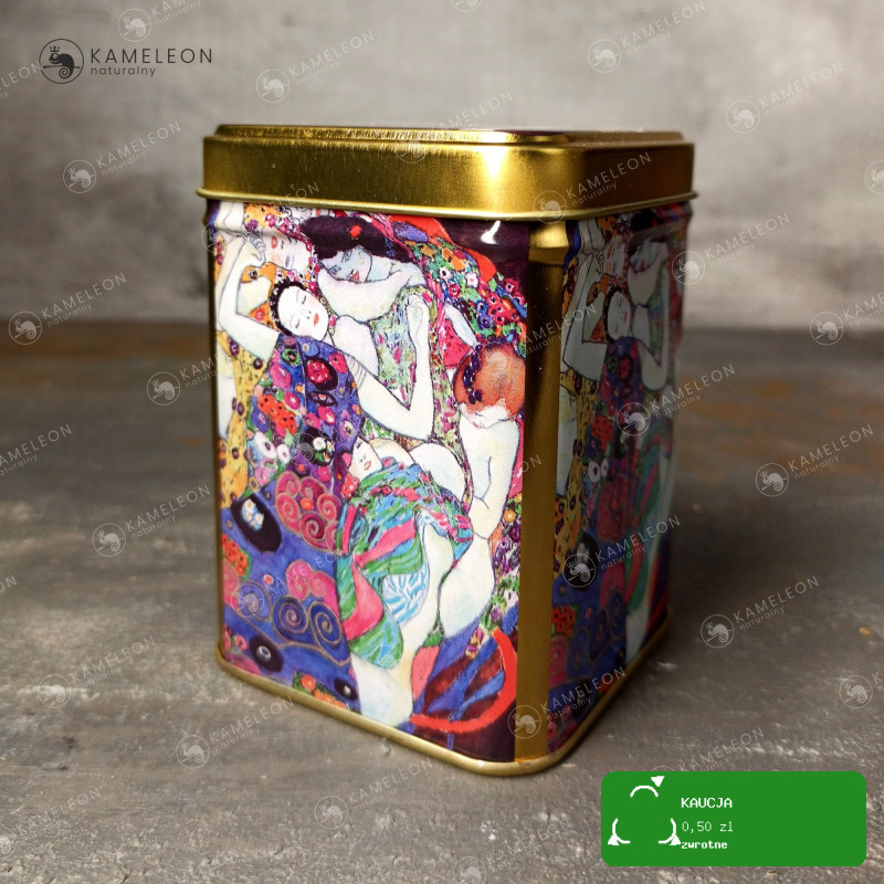 PUSZKA METALOWA nHERBATĘ premium GUSTAW KLIMT 100G