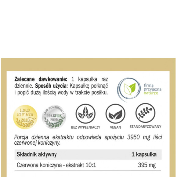 Yango CZERWONA KONICZYNA wparcie MENOPAUZA PERIMENOPAUZA 90 kapsułek