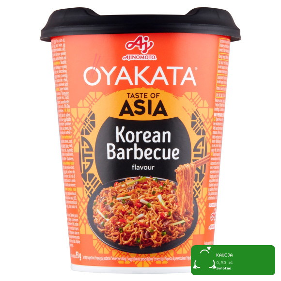 OYAKATA TASTE of ASIA makaron koreański ostry BARBECUE BBQ 93g