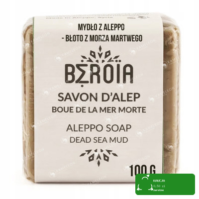 Beroia ALEPPO MYDŁO z BŁOTEM z Morza Martwego 100g