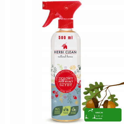 Herbi ZIOŁOWY PŁYN do MYCIA SZYB i LUSTER 500ml