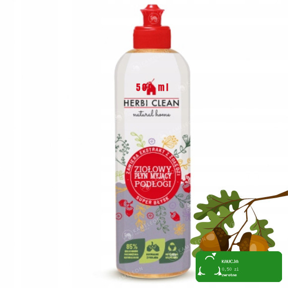 Herbi Naturalny ZIOŁOWY PŁYN do MYCIA PODŁÓG 500ml