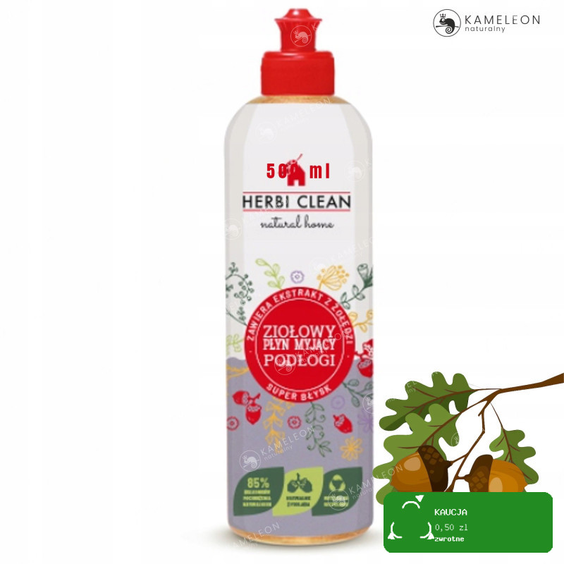 Herbi Naturalny ZIOŁOWY PŁYN do MYCIA PODŁÓG 500ml