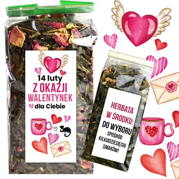 Herbata NA WALENTYNKI 14 LUTEGO Idealny Prezent | Wybór Smaku 50G