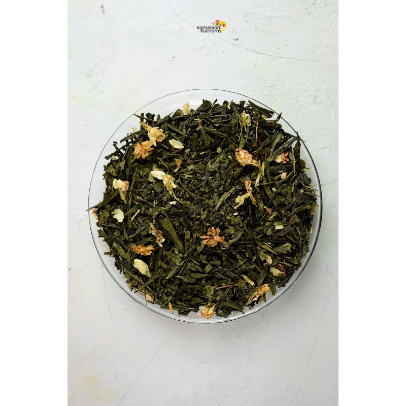 HERBATA ZIELONA aromatyzowana SENCHA JAŚMINOWA jaśmin