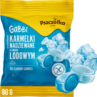 PSZCZÓŁKA KARMELKI GABBI ICE o smaku  LODOWE bez kons. 90G