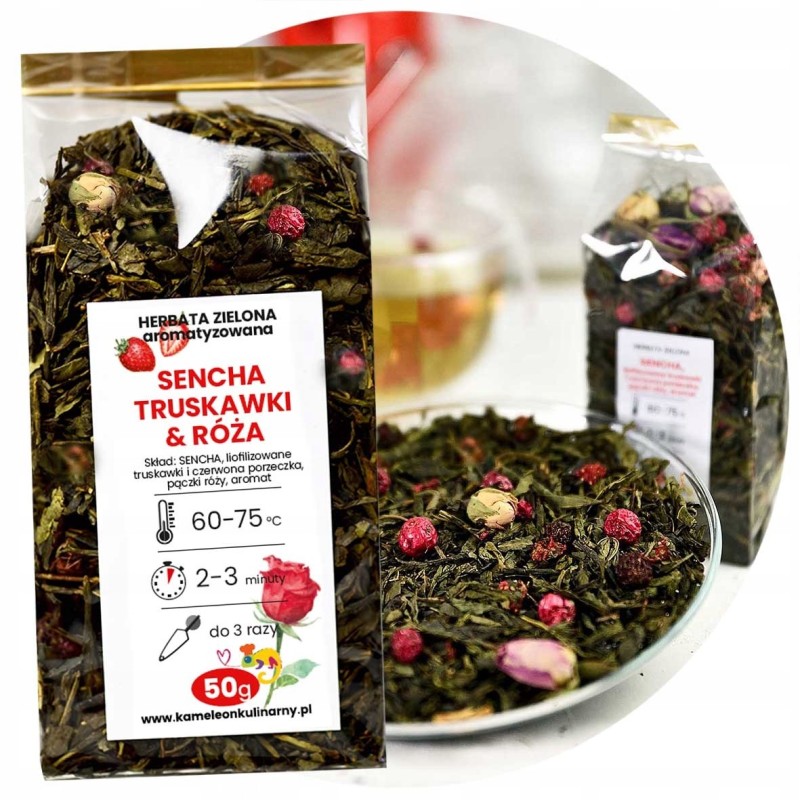 Kameleon Kulinarny HERBATA ZIELONA aromatyzowana SENCHA