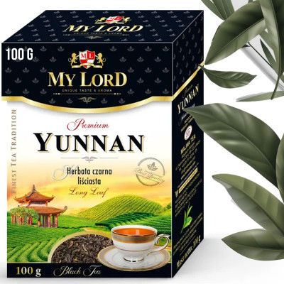 MALWA MY LORD HERBATA CZARNA YUNNAN liściasta 100g