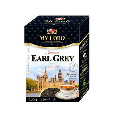 MY LORD HERBATA CZARNA EARL GREY liściasta 100g