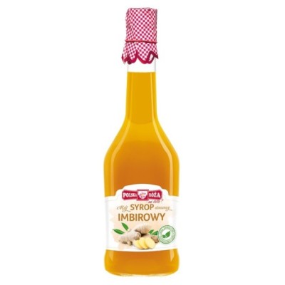 Polska Róża SYROP Z IMBIRU Imbirowy tracdycyjny domowy 500ml