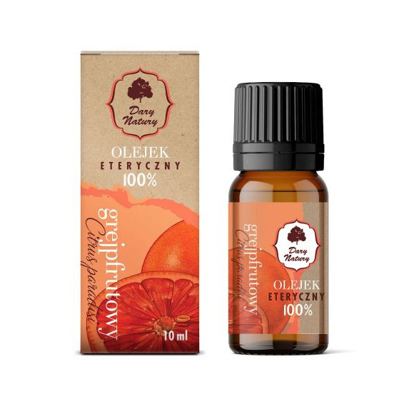 Dary Natury OLEJEK ETERYCZNY 100% GREJPFRUTOWY GRAPEFRUIT 10ml cytrusowy