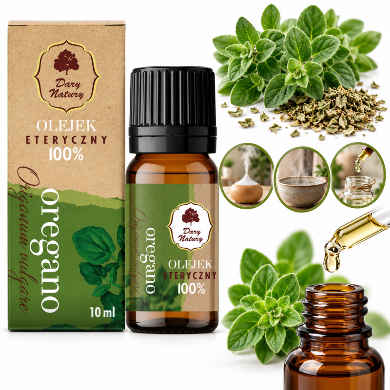 Dary Natury NATURALNY OLEJEK ETERYCZNY 100% Z OREGANO 10ml