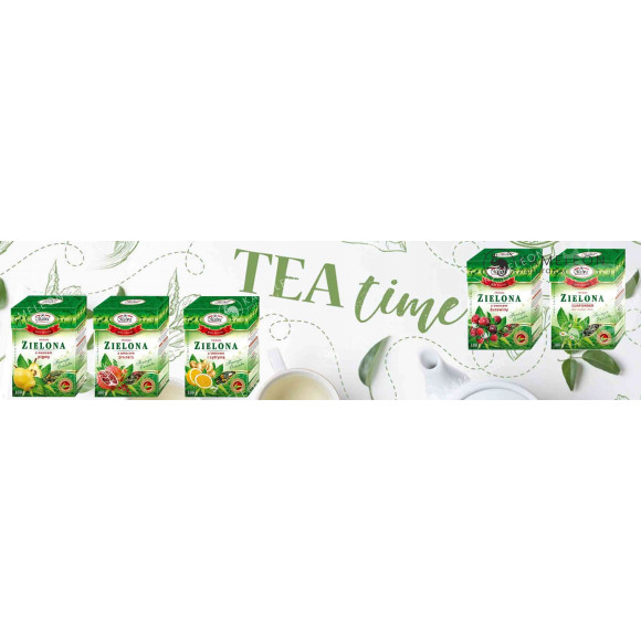 HERBATA PREMIUM ZIELONA Z ŻURAWINĄ żurawina 100g